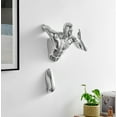 thumbnail image 1 of Runner Man 20" Wall Sculpture // Chrome, 1 of 3