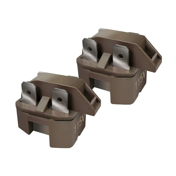 Runner Refrigerator Freezer Compressor PTC Start Relay for Frigidaire Gibson GE Whirlpool Ropper Kenmore Replaces WP WR (2 Pack)