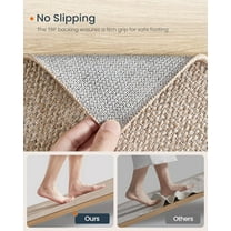 Runner Rug 2.5x8 ft, Washable Area Rug for Living Room, Non-Slip Carpet, Faux Jute Rug, Home Decor, for Bedroom, Kitchen, Entryway, Dining Room, Tan