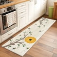 thumbnail image 1 of Runner Rug 2 x 6 Ft, Bees Branches Washable Non-Slip Floor Mat for Kitchen Hallway/Entryway, Farmhouse Spring Botanical Elegant Long Kitchen Runner Area Rugs for Living Room, Low-Profile, 1 of 7