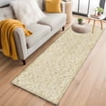 thumbnail image 1 of Runner Rug 2 x 6 Ft, Beige Flowers Washable Non-Slip Floor Mat for Kitchen Hallway/Entryway, Spring Floral Farmhouse Retro Art Long Kitchen Runner Area Rugs for Living Room, Low-Profile, 1 of 8