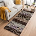 thumbnail image 1 of Runner Rug 2'x6', Animals Printed Striped Washable Non-Slip Hallway Runner Rugs, Country Leopard Zebra Textured Bedside Rugs Floor Mats Carpet Runners for Kitchen Bathroom Laundry Room, 1 of 8