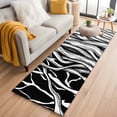 thumbnail image 1 of Runner Rug 2'x6', Black White Striped Washable Non-Slip Hallway Runner Rugs, Farmhouse Stripes Modern Abstract Art Bedside Rugs Floor Mats Carpet Runners for Kitchen Bathroom Laundry Room, 1 of 8