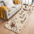 thumbnail image 1 of Runner Rug 2'x6', Brown Farmhouse Washable Non-Slip Hallway Runner Rugs, Retro Country Stars Rustic Branches Berry Bedside Rugs Floor Mats Carpet Runners for Kitchen Bathroom Laundry Room, 1 of 8