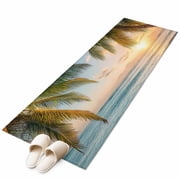 Runner Rug 2x6 FT, Non Slip Hallway Carpet, Washable Soft Floor Carpet Non-Shedding Throw Runner Carpet Long Rug for Entryway Kitchen Bedside Sliding Door