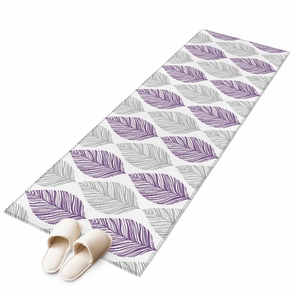 Runner Rug 2x6 FT, Non Slip Hallway Carpet, Washable Soft Floor Carpet Non-Shedding Throw Runner Carpet Long Rug for Entryway Kitchen Bedside Sliding Door