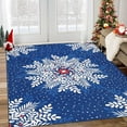 thumbnail image 1 of Runner Rug 6x9 Christmas Hallway Carpet Snowflake Washable Bedroom Carpet Xmas Holiday Decor Non Slip Kitchen Mat Indoor Decorative Throw Rug Dining Room Laundry Room Living Room, 1 of 9