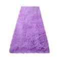 thumbnail image 1 of Runner Rug Area Rug Ultra Soft Fluffy Fuzzy Rectangular High Pile Anti-Skid Faux Sheepskin Wool 24x60 Inch Mauve Pink for Bedroom Living Room Bedside Hallway Home Decor Office Dormitory, 1 of 4