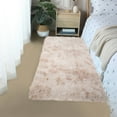 thumbnail image 1 of Runner Rug for Bedroom, Bedroom Rug 2.6x5 Feet Soft Shaggy Area Rugs Tie-Dyed Fluffy Carpet for Hallway Bedside, Upgrade Non-Slip Shag Plush Rug for Dorm Living Room Clearance, 1 of 4