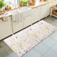 thumbnail image 1 of Runner Rug for Bedroom Hallway, Colorful Flower Country Floral Kitchen Runner Rugs Area Rug 2x6ft, Wildflower Watercolor Washable Soft Floor Carpet for Entryway Stair, 1 of 9