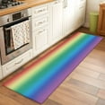 thumbnail image 1 of Runner Rug for Bedroom Hallway, Multicolor Rainbow Abstract Colored Gradient Kitchen Runner Rugs Area Rug 2x6ft, Ombre Art Washable Soft Floor Carpet for Entryway Stair, 1 of 9