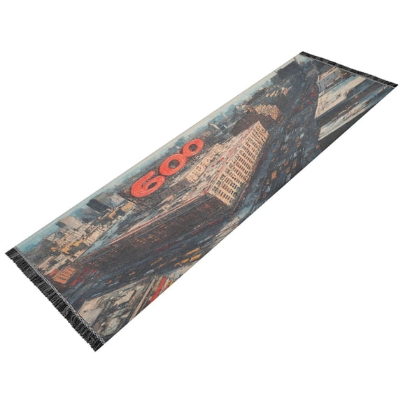 Runner Rug Classical Design 600 Edifice Style Modern Pattern 72x23.5in Indoor Washable Runner Rug