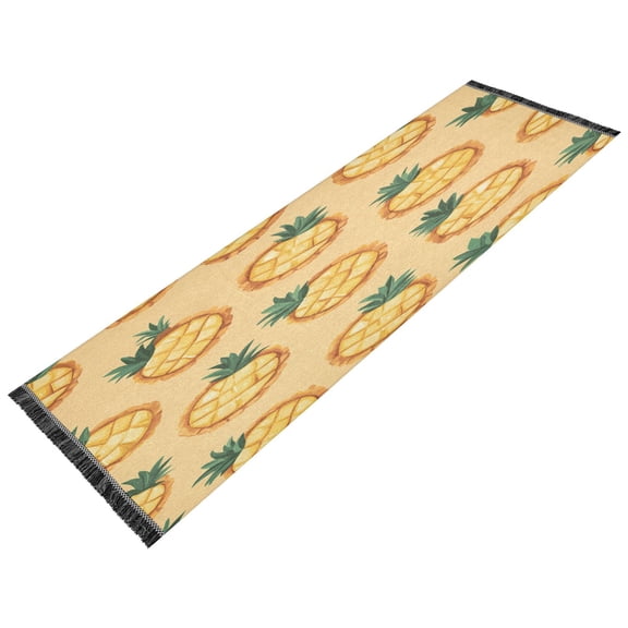 Runner Rug Classical Design Pineapple Pattern Style Pattern 72x23.5 indoor Washable Runner Rug