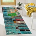 thumbnail image 1 of Runner Rug, Customs Rugs, Classic Rugs, Step Rugs, Stained Glass Rug, Colorful Glass Rugs, Large Rug, Modern Rug, Kitchen Rug, Home Decor, 2.6'x6.5' - 80x200 cm, 1 of 7