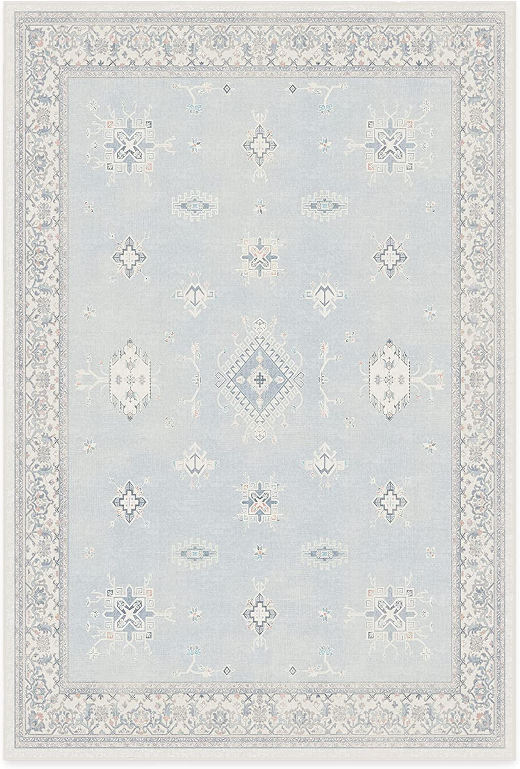 Runner Rug Perfect Vintage Washable Rug for Entryway Hallway Kitchen