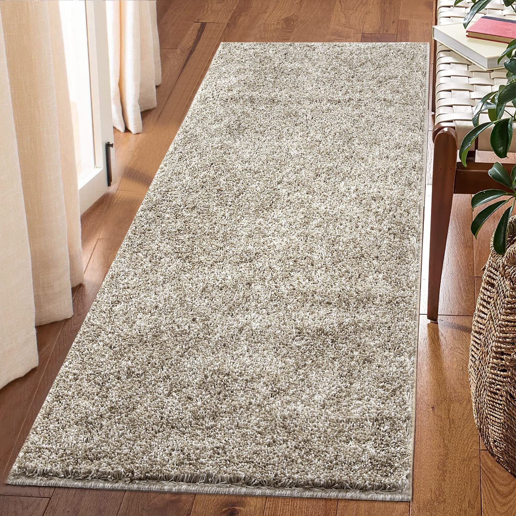 Runner Rug Shag Area Rug Plush Thick Hallway Runner Soft Shaggy