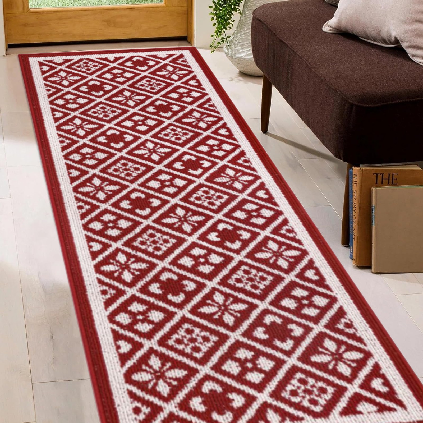 2'x6' Runner Rug, Yamaziot Christmas Decorative Kitchen Rugs, Runner