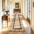 thumbnail image 1 of 2'x8' Runner Rug, Yamaziot Washable Rug Runner for Hallway, Non Slip Laundry Room Mat Kitchen Floor Carpet, Persian Boho Beige, 1 of 8