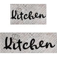 thumbnail image 1 of Runner Rug for Laundry Room Kitchen Rug and Sets 2 Piece Non Skid Washable Kitchen mats for Floor Kitchen Decor, 1 of 6