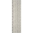 thumbnail image 1 of Transitional Rug - Isaac Mizrahi Wool Pile -Grey/Ivory-Color:Grey/Ivory,Design:Transitional,Shape:Runner,Size:8'L x 2' 3''W, 1 of 3