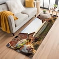 thumbnail image 1 of Runner Rugs 2x6 Ft, Farm Yaks Non Slip Area Rugs for Kitchen Bedroom Entryway, Farmhouse Barn Funny Animals Butterfly Washable Carpet Runner Rug Floor Mats for Bedroom Home Decor, 1 of 8