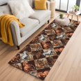 thumbnail image 1 of Runner Rugs 2x6 Ft, Vintage Gray Brown Horses Non Slip Area Rugs for Kitchen Bedroom Entryway, Farmhouse Plaid Country Animals Washable Carpet Runner Rug Floor Mats for Bedroom Home Decor, 1 of 8