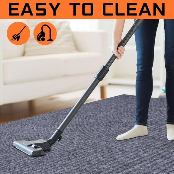 Runner Rugs 3 x 15 ft for Hallway with Rubber Backing, Non Slip Indoor Rug, Outdoor Runner Rug Waterproof, Custom Size Area Rugs for Entryway, Balcony, , Kitchen, Garage, Stair, and Laundry