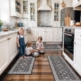 thumbnail image 1 of Runner Rugs Black 2x3+2x4+2x5+2x6 4-Piece Washable Non-Slip Floor Mats, 1 of 9