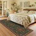 thumbnail image 1 of Runner Rugs for Hallway, 2x8 Washable Soft Non Slip Floor Rugs for Kitchen, Modern Mat for Living Room Bedroom Entryway Red & Green, 1 of 7