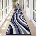 thumbnail image 1 of Runner Rugs for Hallway, Yamaziot 2'x10' Long Abstract Rug Carpet, Washable Non Slip Floor Mat for Kitchen Laundry Room Entryway, Modern Blue, 1 of 9