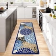 thumbnail image 1 of Runner Rugs for Hallway, Yamaziot 2'x8' Laundry Room Rug, Washable Non Slip Kitchen Mat, Bathroom Floor Carpet, Blue, 1 of 5
