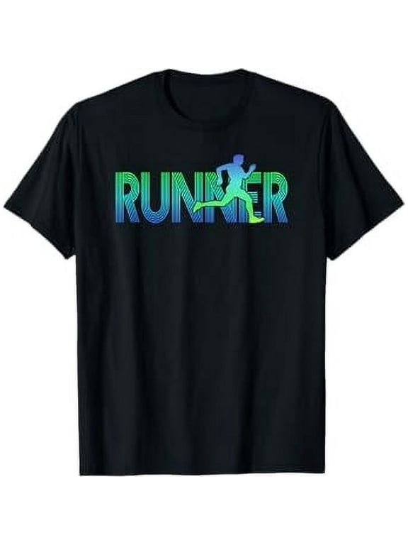 Runner Track & Field Cross Country Marathon Running Graphic T-Shirt
