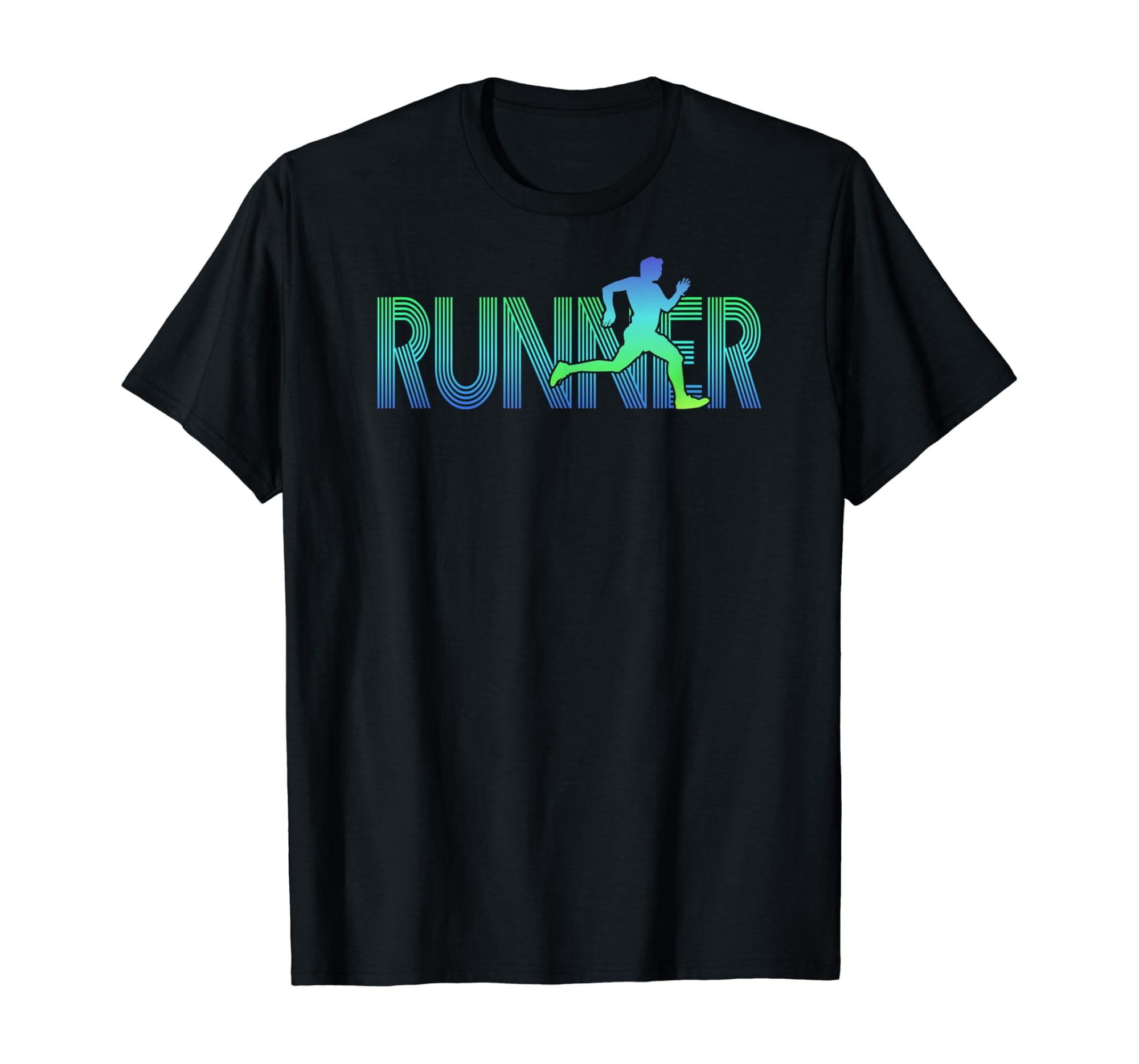 Runner Track Field Cross Country Running Athlete Vintage T-Shirt ...
