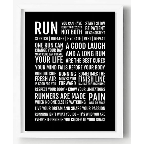 Runner's Manifesto Print