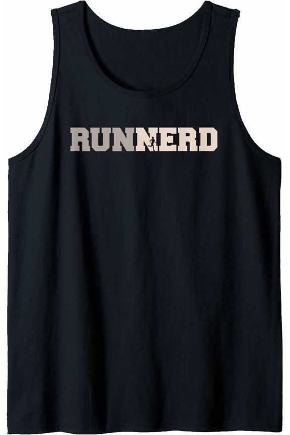 Runnerd Running Enthusiast Jogger Endurance Runner Run Nerd Tank Top Size S-3XL