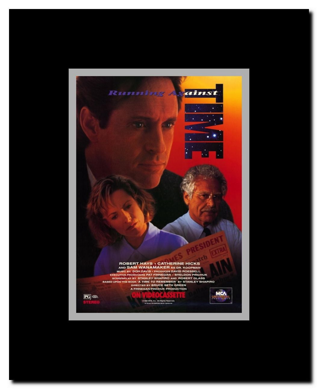 Running Against Time Framed Movie Poster
