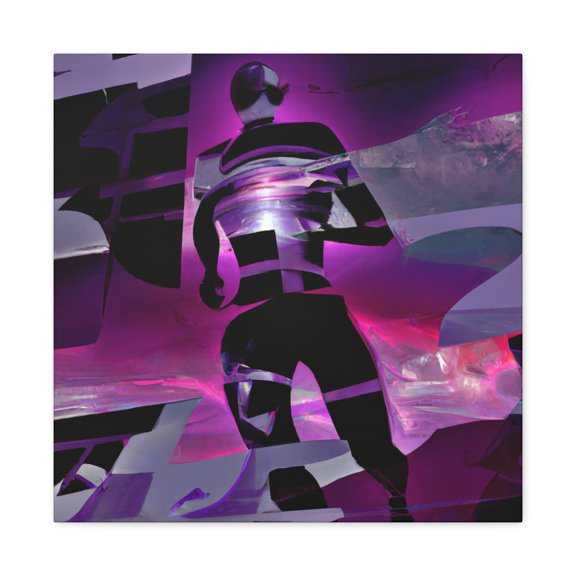 Running Along the Tides - Canvas