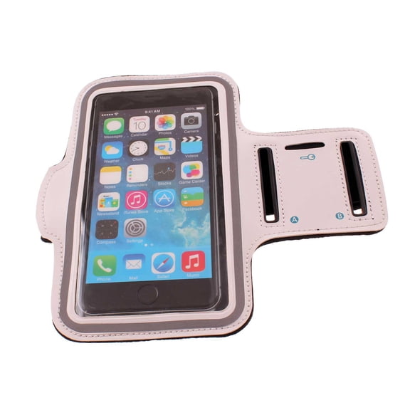 Running Armband Compatible With Google Pixel 6/7/9/10 - Sports White Gym Workout Case Cover
