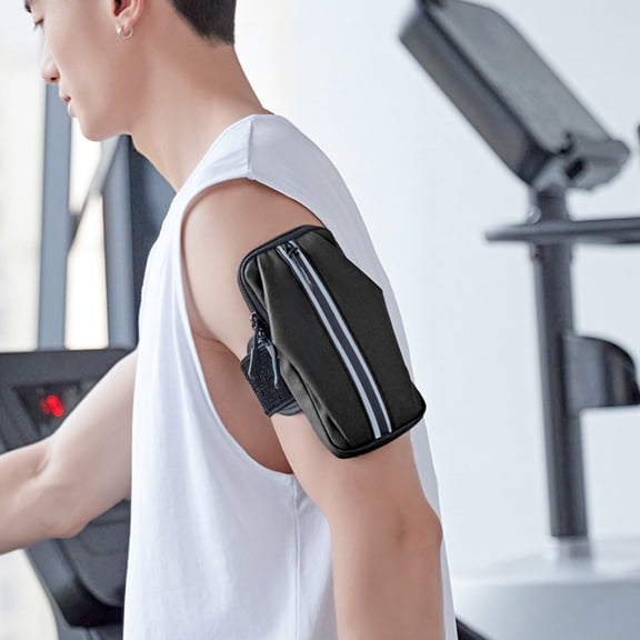 Running Armband Sports Phone Holder Case with Adjustable Strap, Water Resistant Smartphones Carrier Pouch Fit Workout,Exercise,Gym,Hiking,Walking