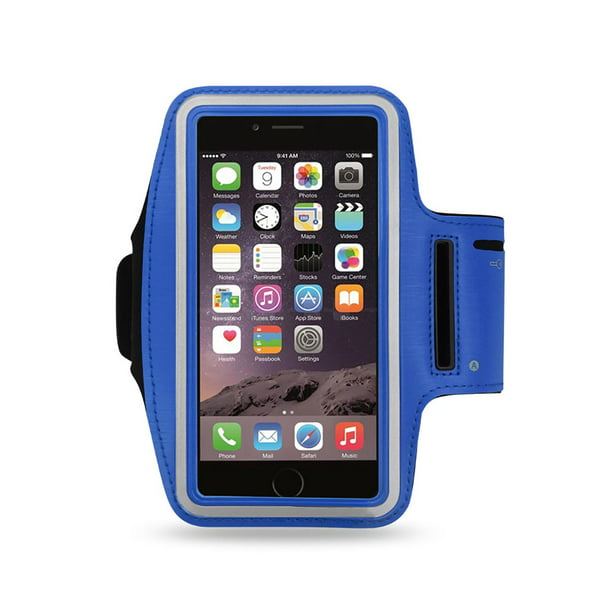Running Armband With Touch Screen Case 6x3x0.75 Inches In Navy ...