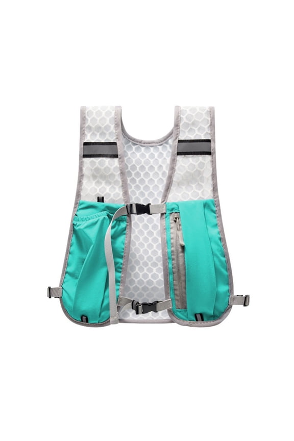 Running Backpack Water Bottle Holder Hiking Backpack Reflective Hydrated Backpack Running Vest Running Storage Bag