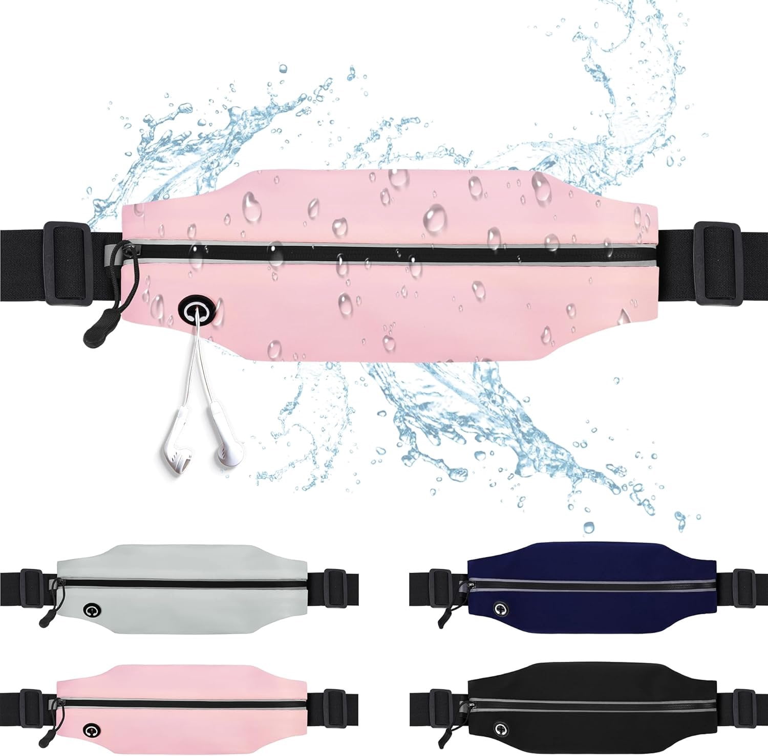 Running Belt Fanny Pack for Men and Women Slim Running Bag Phone Holder Runner  Belt Running Essentials Workout Fitness Light