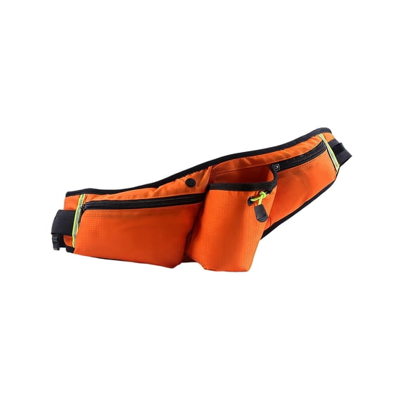 Running Belt Hydration Waist Pack with Water Bottle Holders, Adjustable Nylon for Hiking Cycling Sports, 20.47In