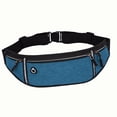 thumbnail image 1 of Running Belt Waist Pack Bag Crossbody Bag Chest Bag Camping Waist Fanny Pack Blue, 1 of 8