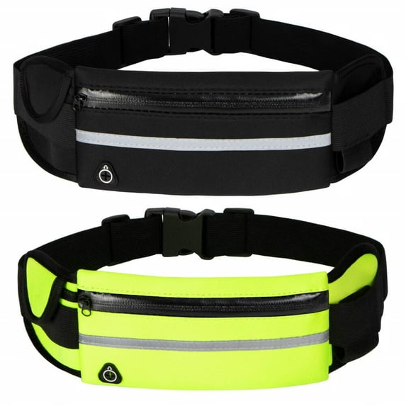 Running Belt Waist Packs,Workout Fanny Pack,Ultra Light Bounce Free Waist Pouch Fitness Workout Belt Sport Waist Pack for Women Men,Adjustable Waistband Bag for All Kinds of Phone