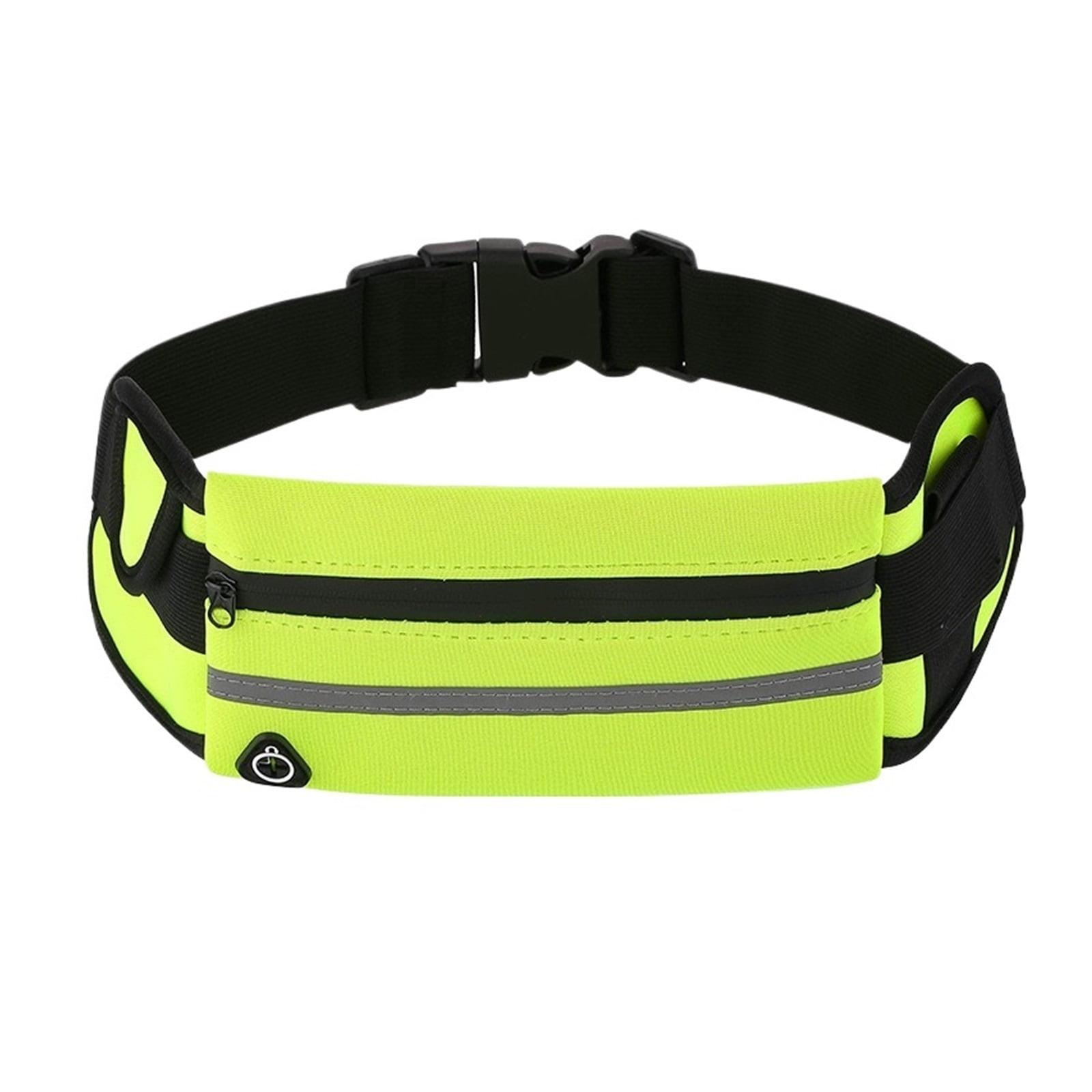 Running Belt for Women and Men, Money Belt and Running Fanny Pack, Hiking Fanny Pack, Holder for Cell Phone, Money, and Keys, Adjustable Belt Pouch fits Most Phone and Waist Sizes Gray