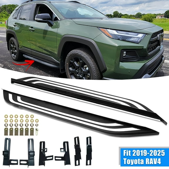 Running Boards Fit for 2019 2020 2021 2022 2023 2024 2025 Toyota RAV4 Side Step Nerf Bar