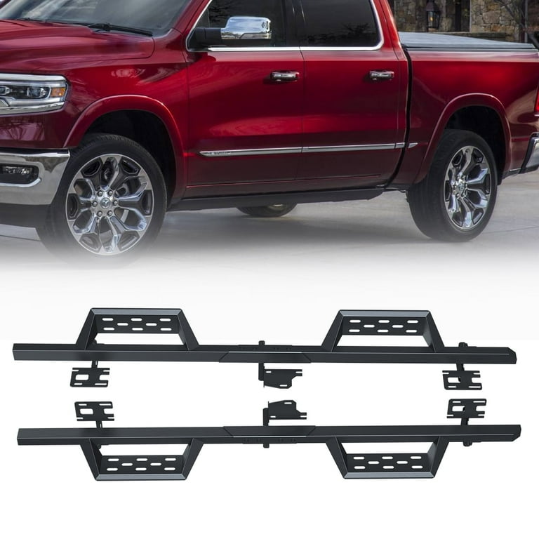 Running Boards For 2019-2025 Dodge Ram 1500 Crew Cab Door Nerf