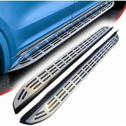 Running Boards for Jetour X70 FL X70 PLUS 2024-2026, 2PCs Aluminum Fixed Silvery Side Steps with 1 Set Bracket, DIY Gift for Someone Important, Jetour X70 FL X70 PLUS Accessories