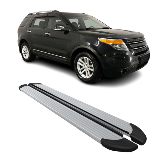 Running Boards Nerf Bars Side Step for Ford Explorer 2011-2019 Silver 2 Pcs